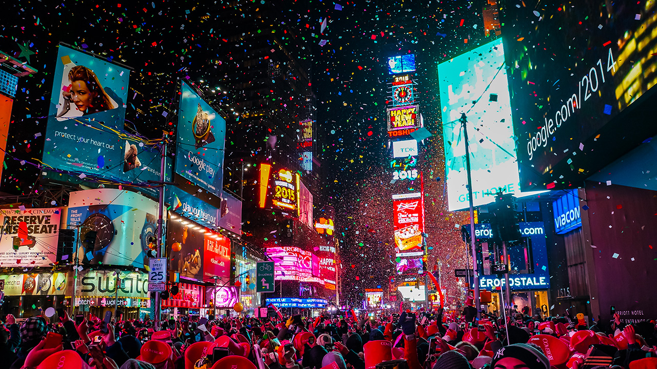 Times Square: events not to be missed throughout the year